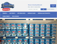 Tablet Screenshot of everythingrubbermaidstore.com